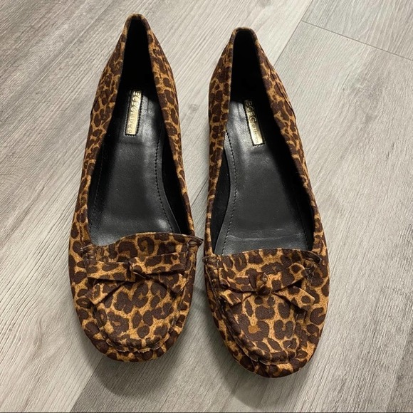 Bcbgeneration animal print loafers size 8.5 - Picture 1 of 7